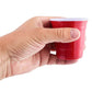 Redcupliving Reusable Red 5 oz Party Cups, Set of 4