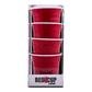 Redcupliving Reusable Red 5 oz Party Cups, Set of 4