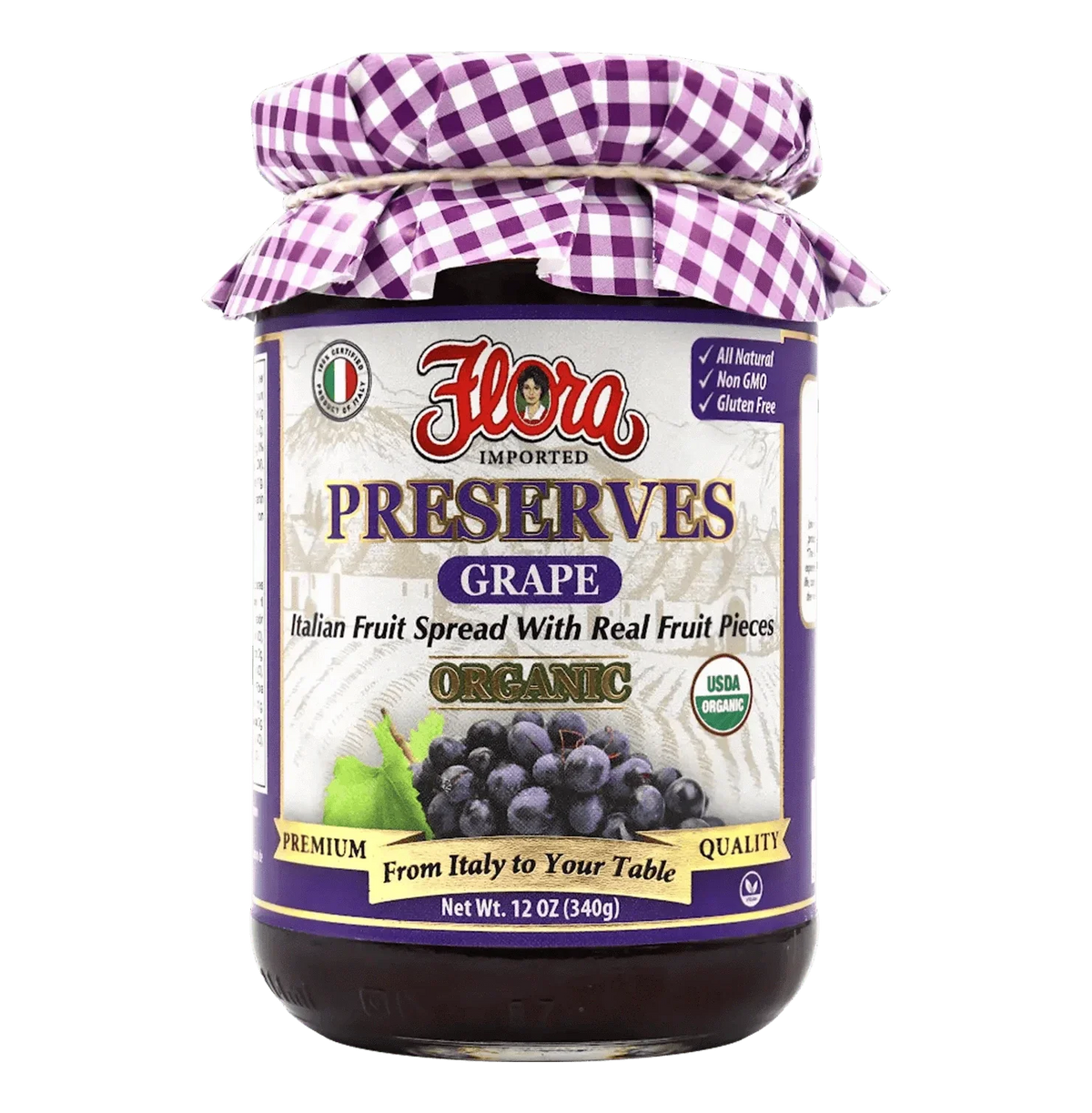 Preserves - Grape Organic - 12 oz