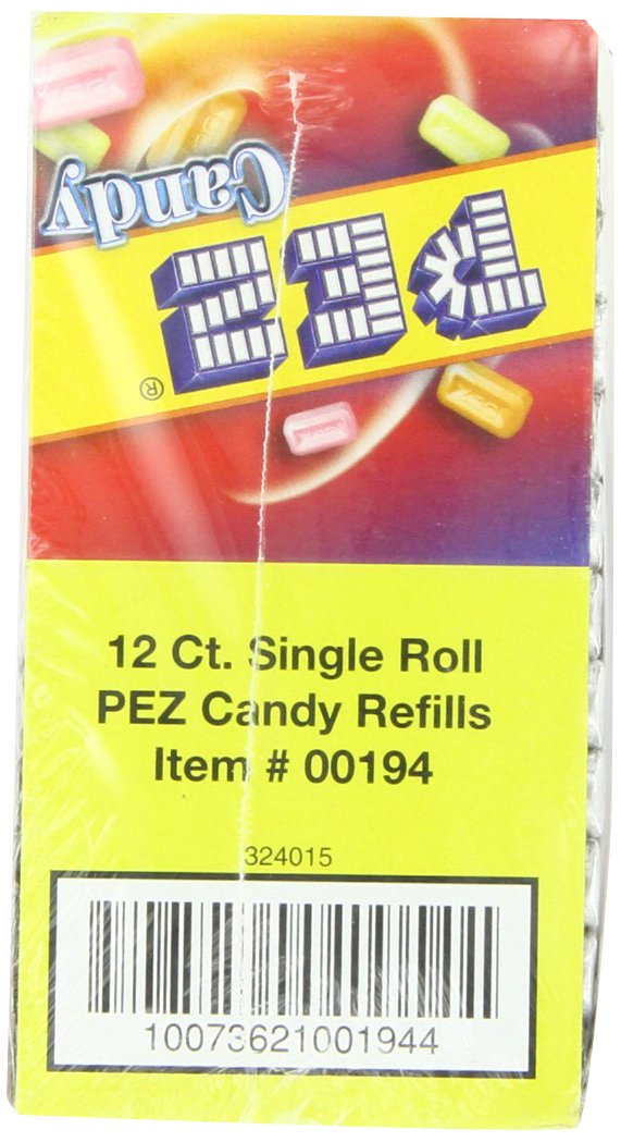Pez Original Fruit Candy Refills, 6-Count Roll, 0.29 Ounce (Pack Of 12)