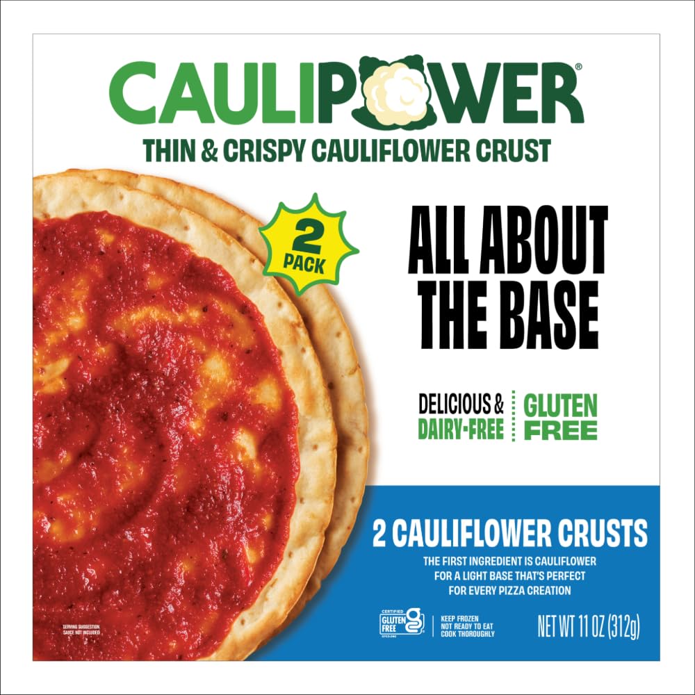 CAULIPOWER Cauliflower Pizza Crust, Original, 12 oz (Pack of 2)