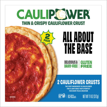 CAULIPOWER Cauliflower Pizza Crust, Original, 12 oz (Pack of 2)