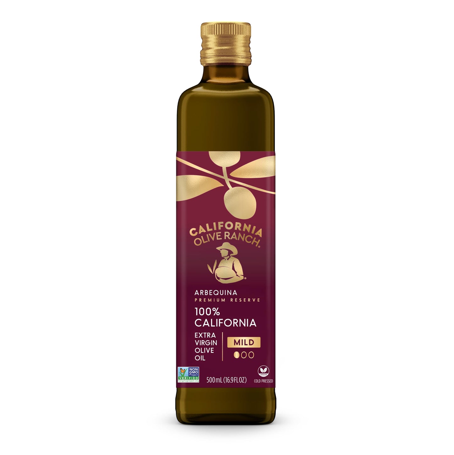 California Olive Ranch Arbequina Extra Virgin Olive Oil, 500mL, 16.9 Fl Oz, Pack of 1