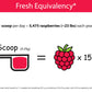 KOYAH - Organic Raspberry Powder 30 Servings (1 Scoop = 15 Raspberries), Freeze-Dried, Whole-Berry Powder, Equivalent to 450 Ras