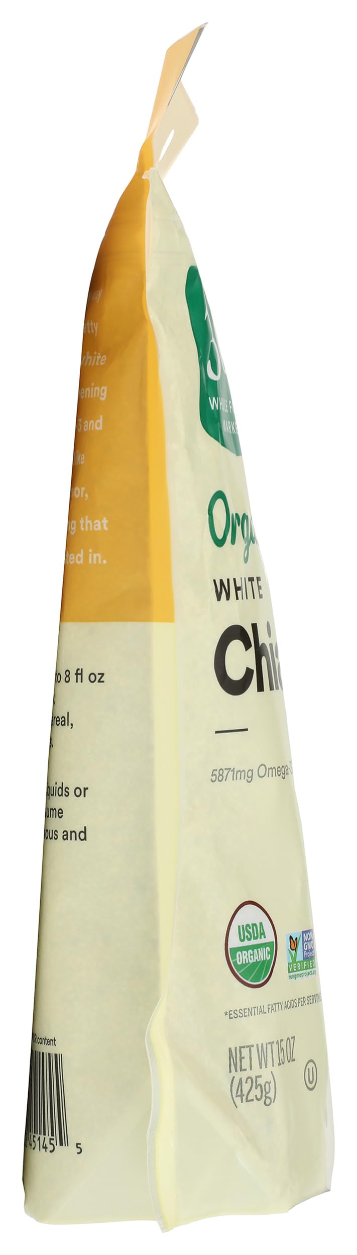 365 by Whole Foods Market Organic White Chia Seeds, 15 OZ, Non-GMO, Natural Superfood for Smoothies and Baking