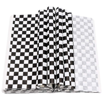 Sandwich Wrap Paper, Eusoar 11'' X 10'' Dry Wax Deli Paper 200Pcs, Grease Resistant Black Burger Food Basket Liner For Burrito O