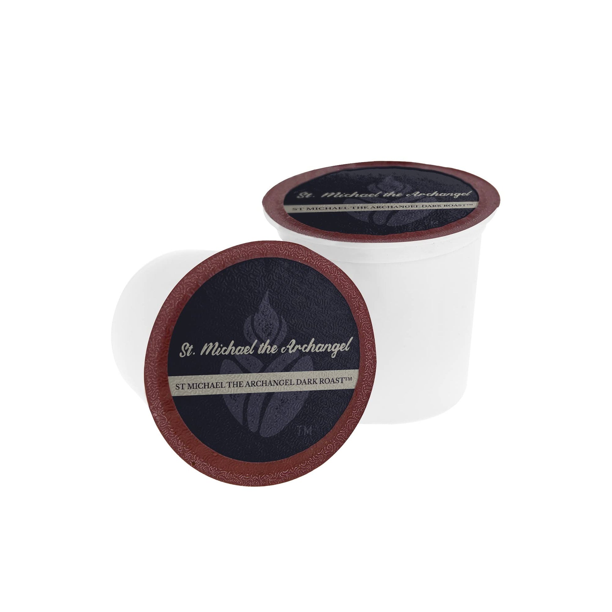 Catholic Coffee St. Michael the Archangel Dark Roast Coffee Pods, 12 Count, Single Serve for Keurig K-Cup Brewers