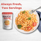 Always Fresh, Two Servings, Creamy Sun-Dried Tomato Pesto Gourmet Pasta Sauce (2-Pack) Le Sauce & Co. Imported Italian San Marzano Tomatoes, Creamy Pasta Sauce, Penne Rosa, All Natural, Spirit-Inspired Flavor Sauce