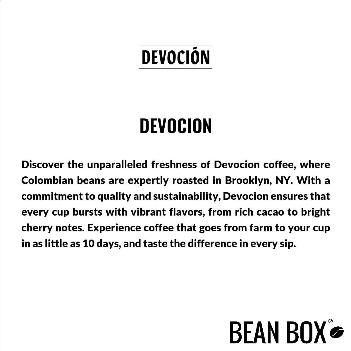 Gesha De La Palma - Roasted By Devocion - Whole Bean Coffee - 12 Ounce Bag