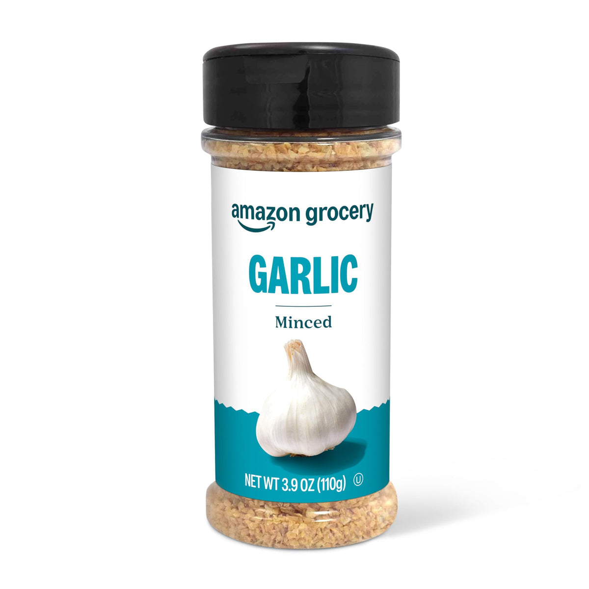 Amazon Brand Happy Belly Minced Garlic, 3.9 Ounce, Pack of 1
