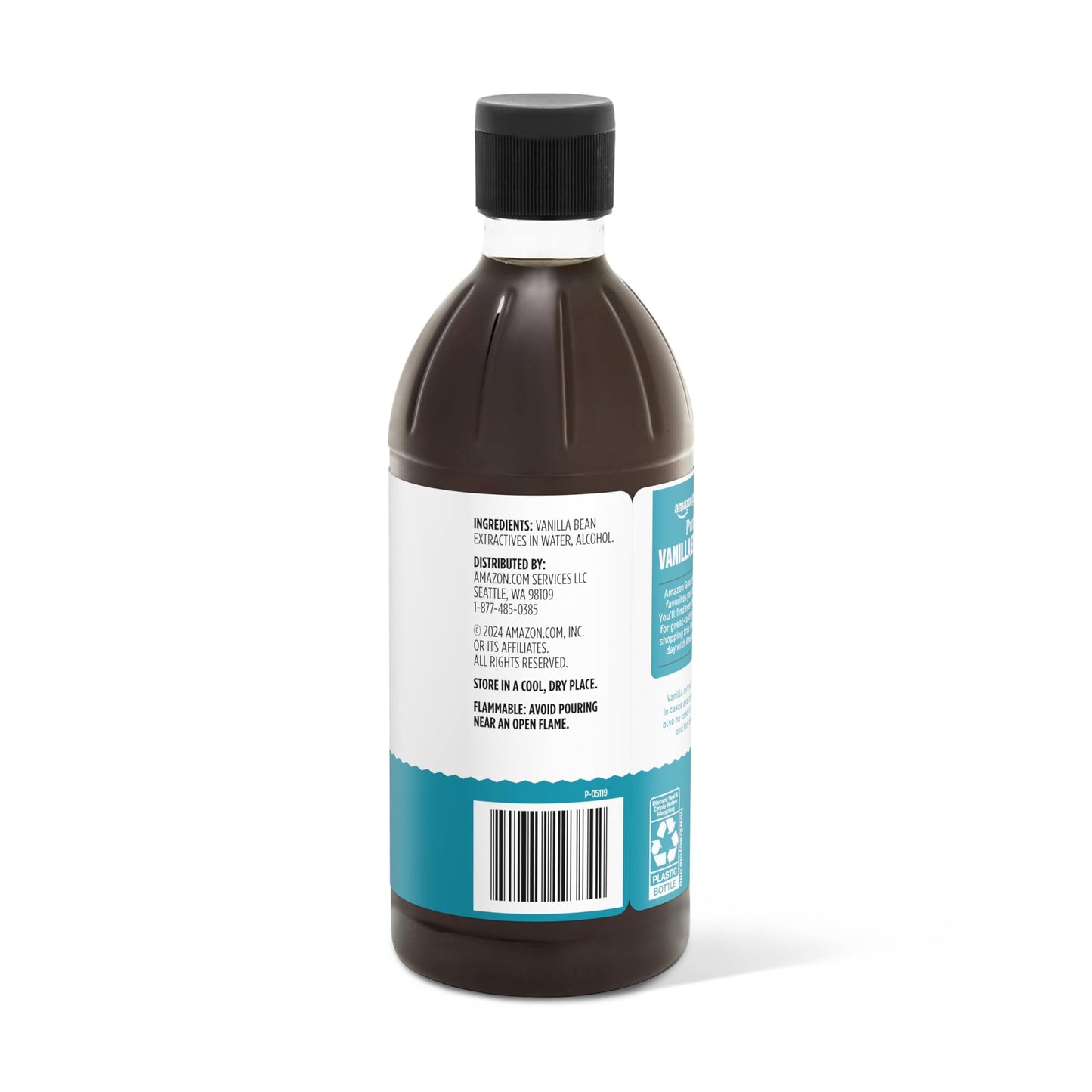 Large Online Retailer Grocery, Pure Vanilla Extract, 16 Fl Oz (Previously Large Online Retailer Fresh, Packaging May Vary)