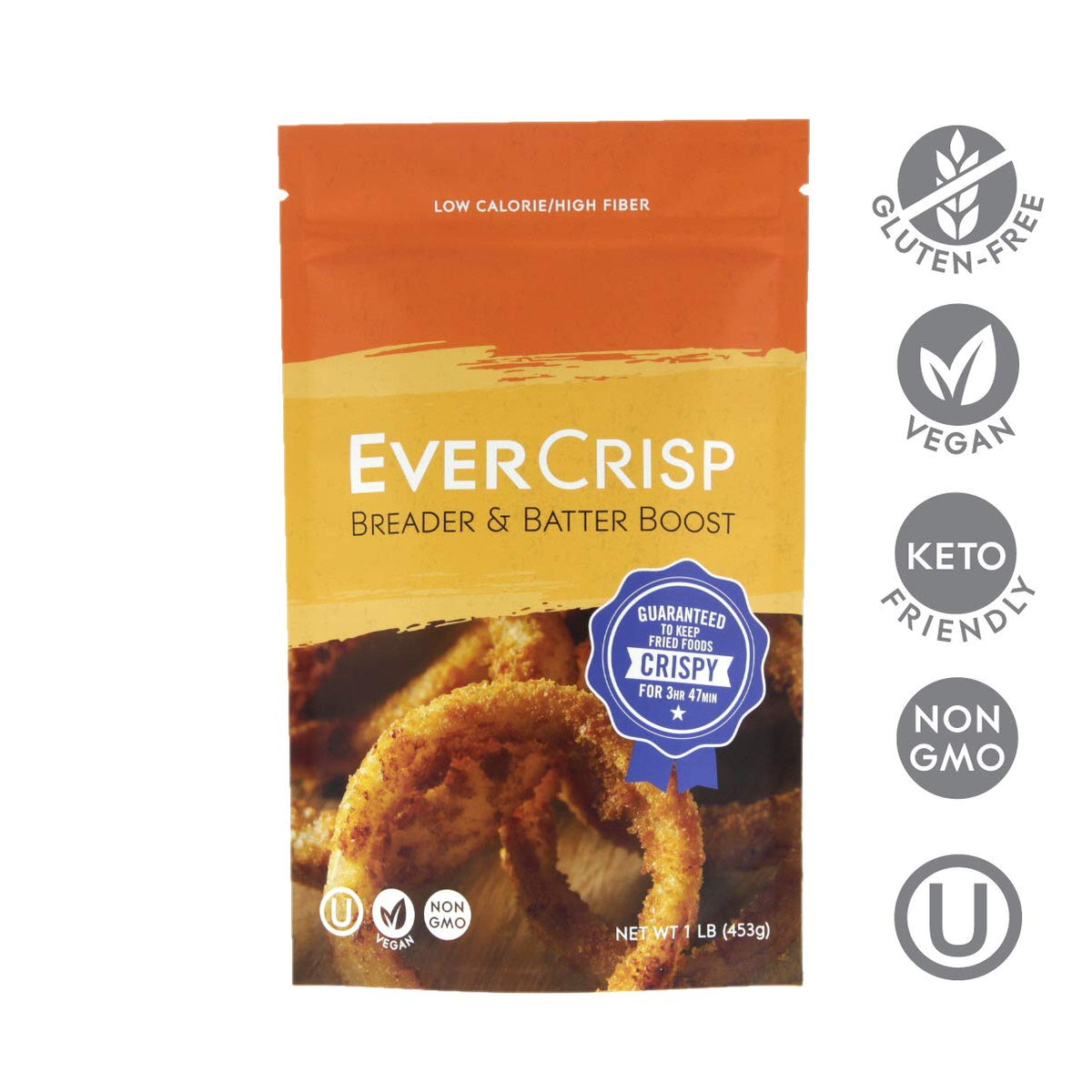 Evercrisp Breader & Batter Boost Vegan Ou Kosher Certified ⊘ Non-Gmo - 16 Oz.