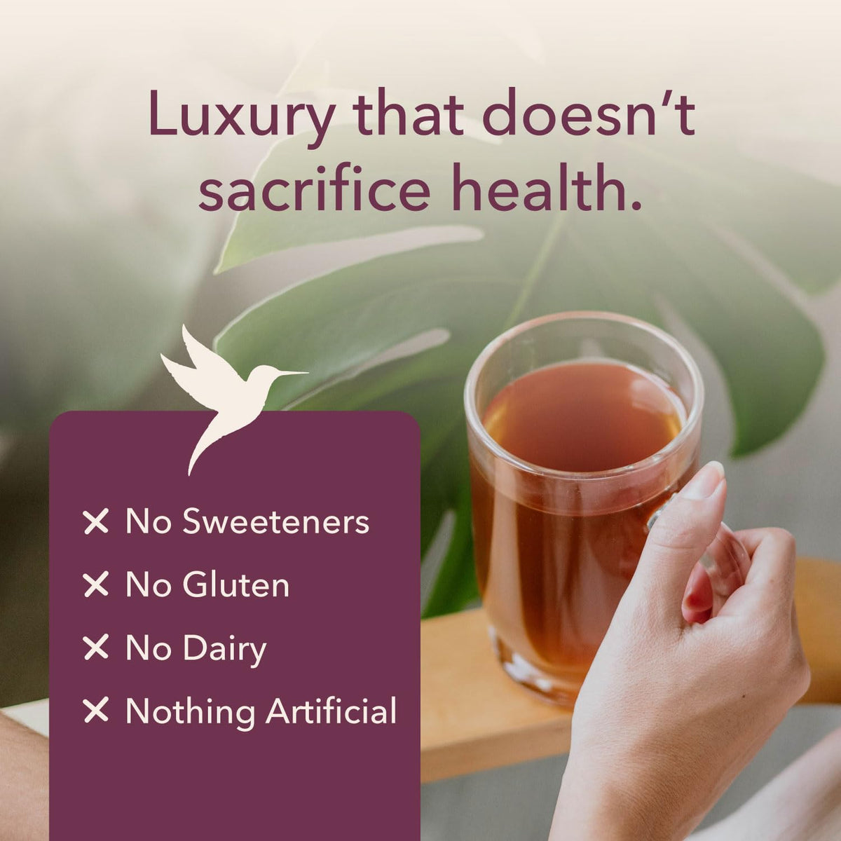 Plum Deluxe Tea Discovery Collection - Assorted Gift Set with 5 Hand-Crafted Loose Leaf Teas - Mixed Caffeine - Presentation Box