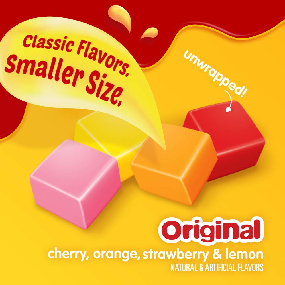 STARBURST Fruit Chews Candy - Original Minis, 8oz, Mini Candy, Bulk Box Pack of 8