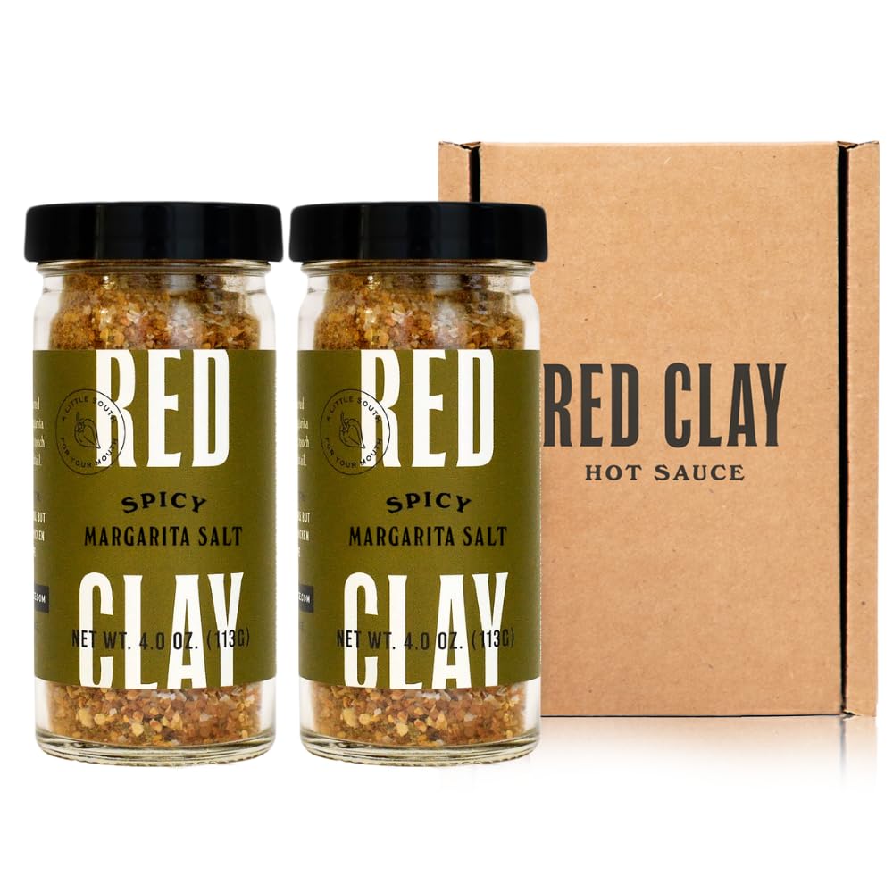Red Clay Spicy Margarita Salt, 4 ounce (Pack of 2)
