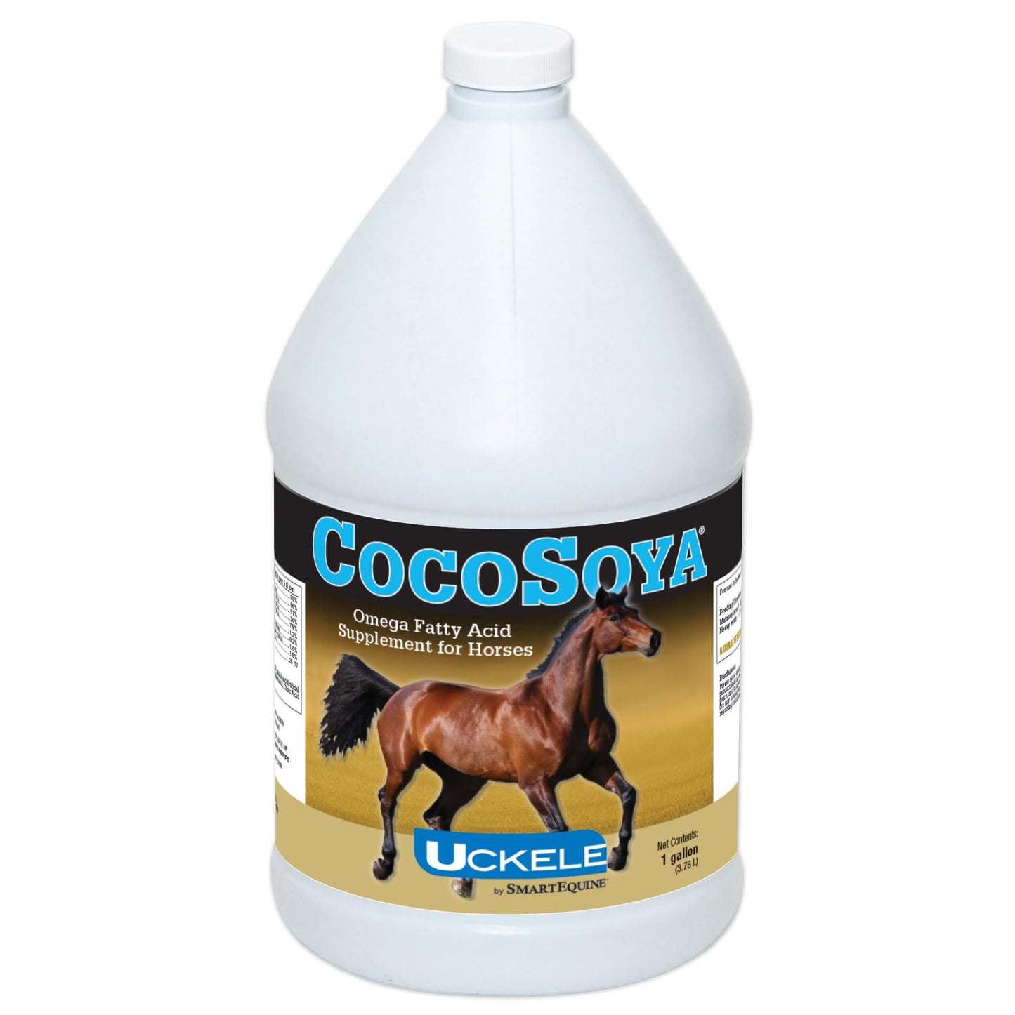 Smartequine Cocosoya Oil | Oil For Skin And Coat | Contains Soybean And Coconut Oil For Overall Coat Shine And Horse Health | Nourishing Fatty Acids For A Lustrous Appearance | 1 Gallon