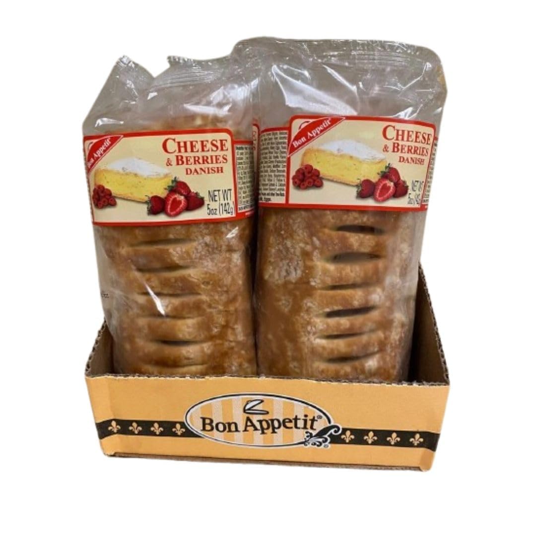 The Snack Store Variety Pack - Apple Danish, Cheese Croissant, Berries & Blueberry Cream - Small - 8 Packs