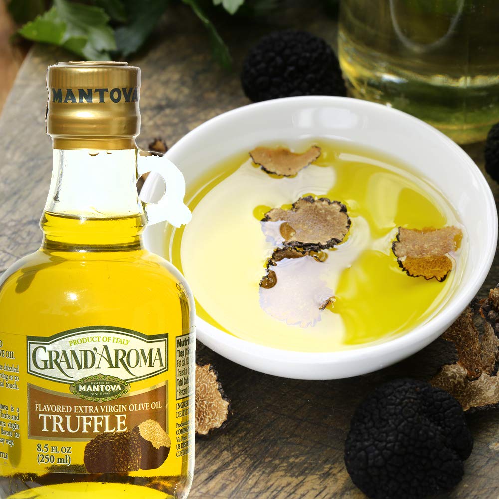 Mantova Grand' Aroma Truffle Flavored Extra Virgin Olive Oils , 8.5 Ounce