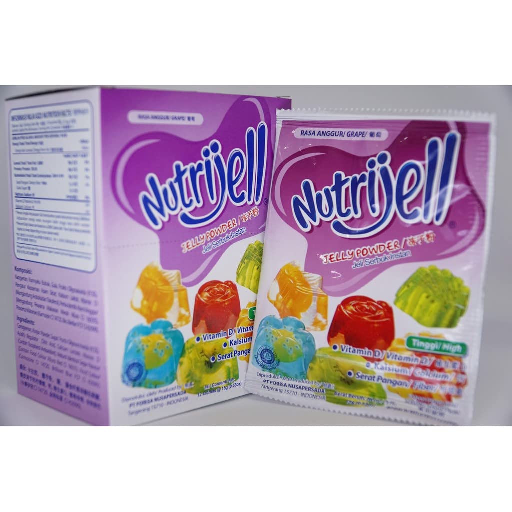 Nutrijell Grape (15gr/sachets) - Pack of 12