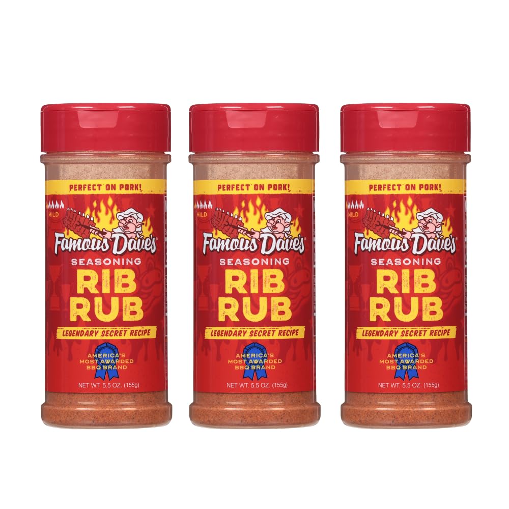 Famous Dave's - 3 pck, Rib Rub Seasoning (16.5 oz.)
