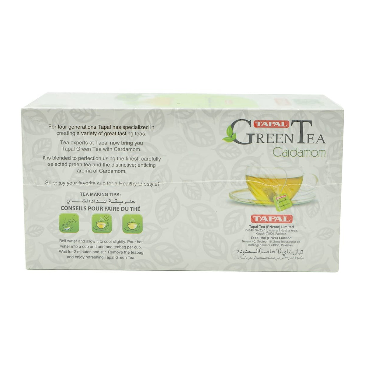 Tapal Green Tea 30 Tea Bags (Cardamom)