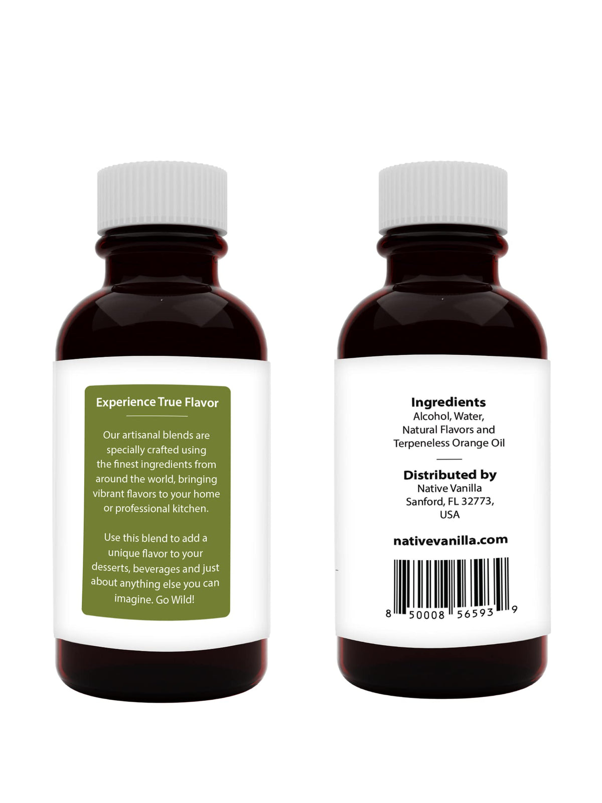 Native Vanilla Pure Flavor - Pistachio Extract - 4 Fl Oz - Ideal for Cooking, Baking, and Desserts