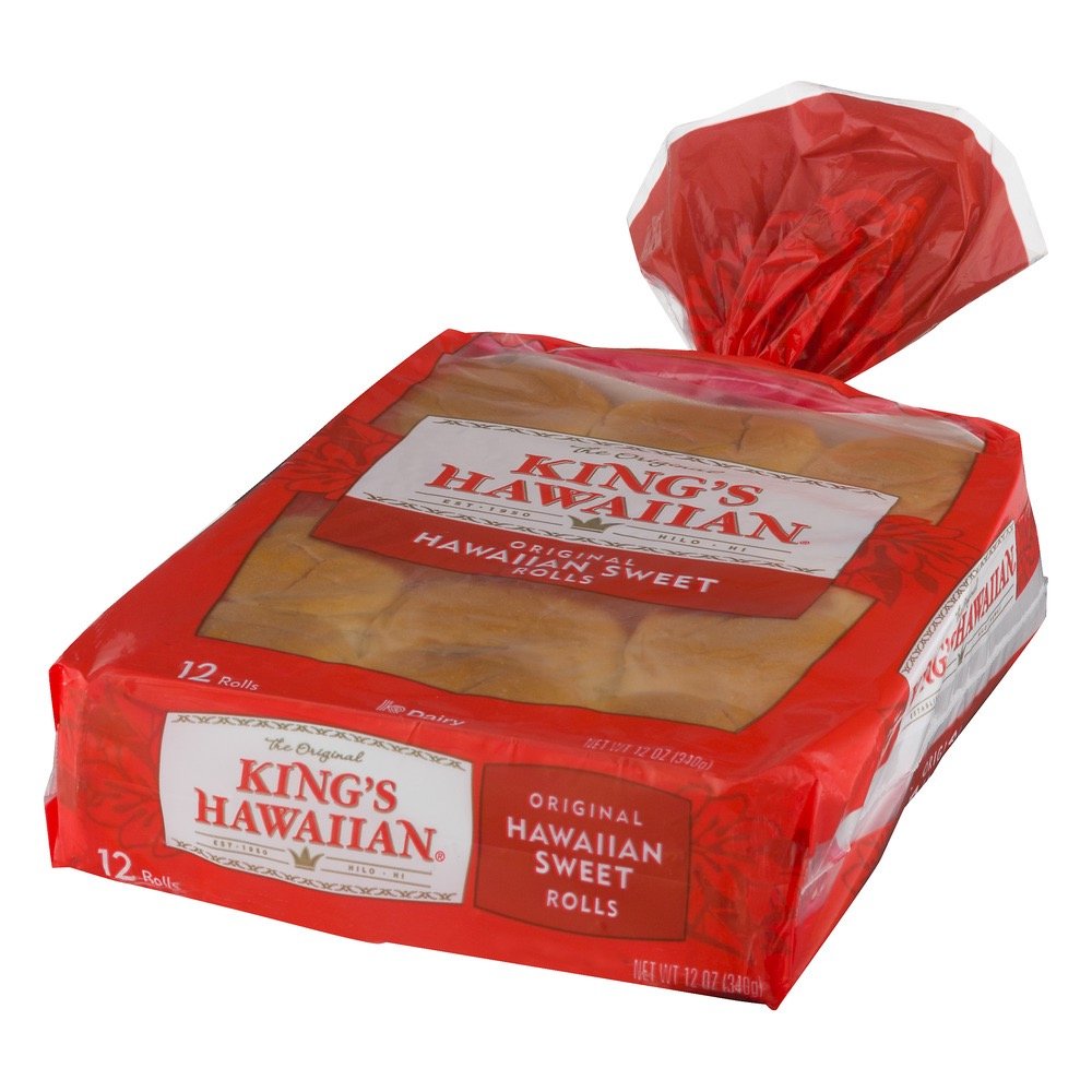 King's Hawaiian Original Sweet Rolls, 12 Count (Pack of 2) - Delicious Hawaiian Flavor, Perfect for Snacks and Meals