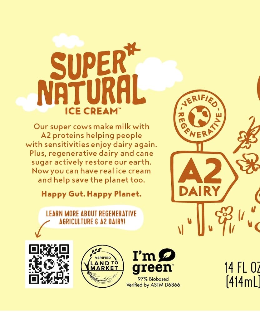 Alecs Tahitian Vanilla Bean Organic Ice Cream