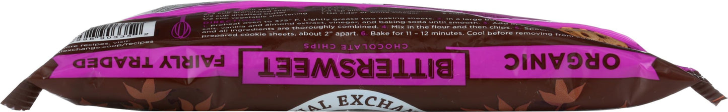 Equal Exchange Organic Bittersweet Chocolate Chips, 10 Ounce