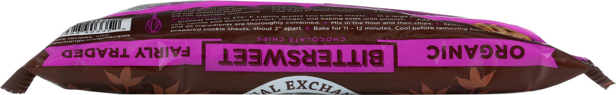 Equal Exchange Organic Bittersweet Chocolate Chips, 10 Ounce (Pack of 12)