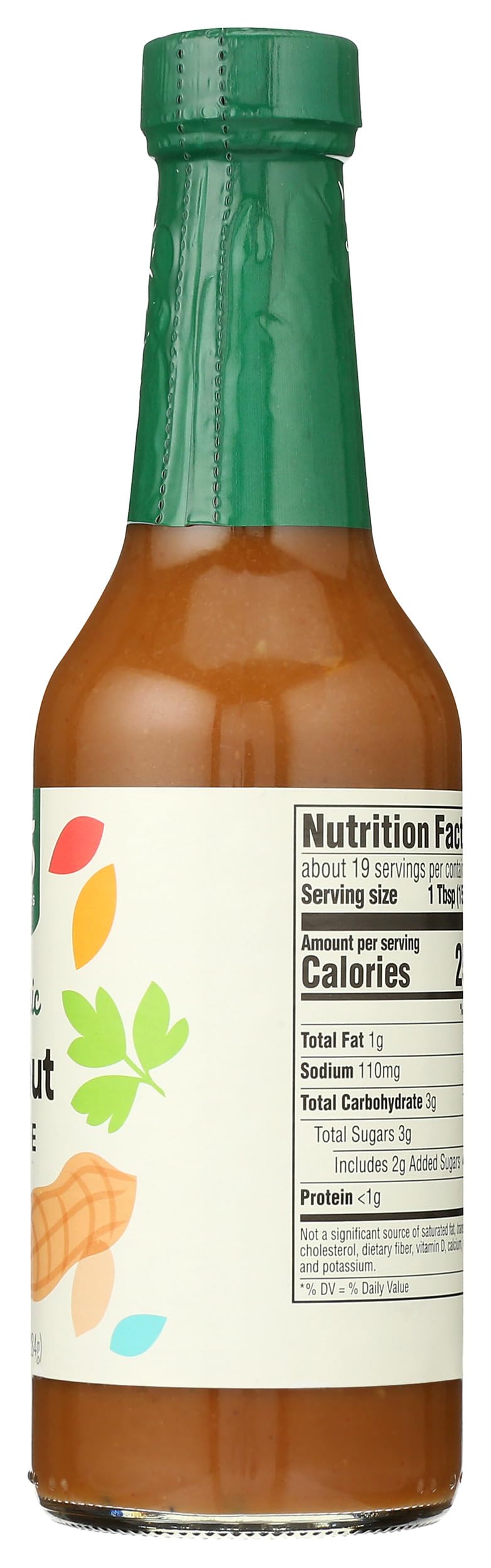 365 by Whole Foods Market Organic Peanut Sauce, 10 Ounce - Creamy & Delicious, Perfect for Dipping or Cooking