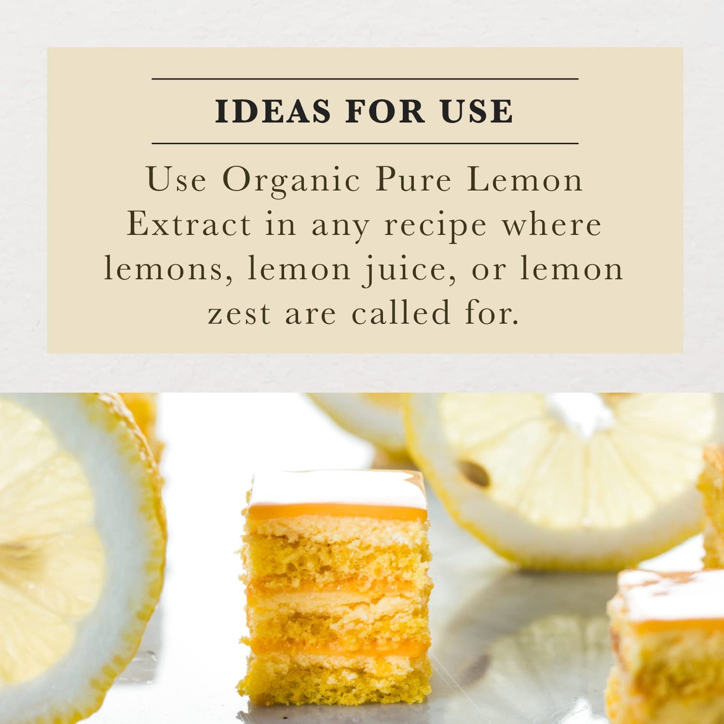 COOKS Pure Lemon Extract, Cold Pressed, Sugar Free, Gluten Free, 16 Fl Oz