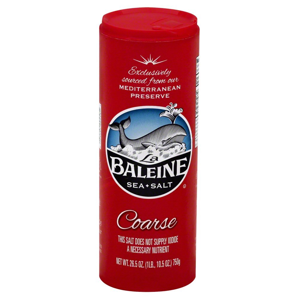 La Baleine Coarse Sea Salt, Canister 26.5oz
