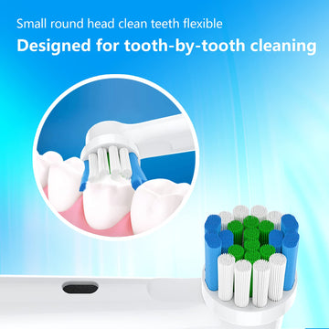 Replacement Toothbrush Heads Fit For Oral B Electric Toothbrushes, 8Pcs, Repuesto For Oral B Pro 100 500 1000 1500 2000 2500 300