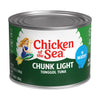 Chicken Of The Sea Chunk Light Tonggol Tuna In Water, Wild Caught Tuna, Foodservice Size, 66.5 Oz. Can (Pack Of 6)