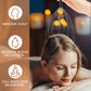 Svjetiq 2 Pack Black Head Massager - 20 Fingers Handheld Scalp Massager for Stress Relief and Relaxation, Ideal for Men and Stocking Stuffers