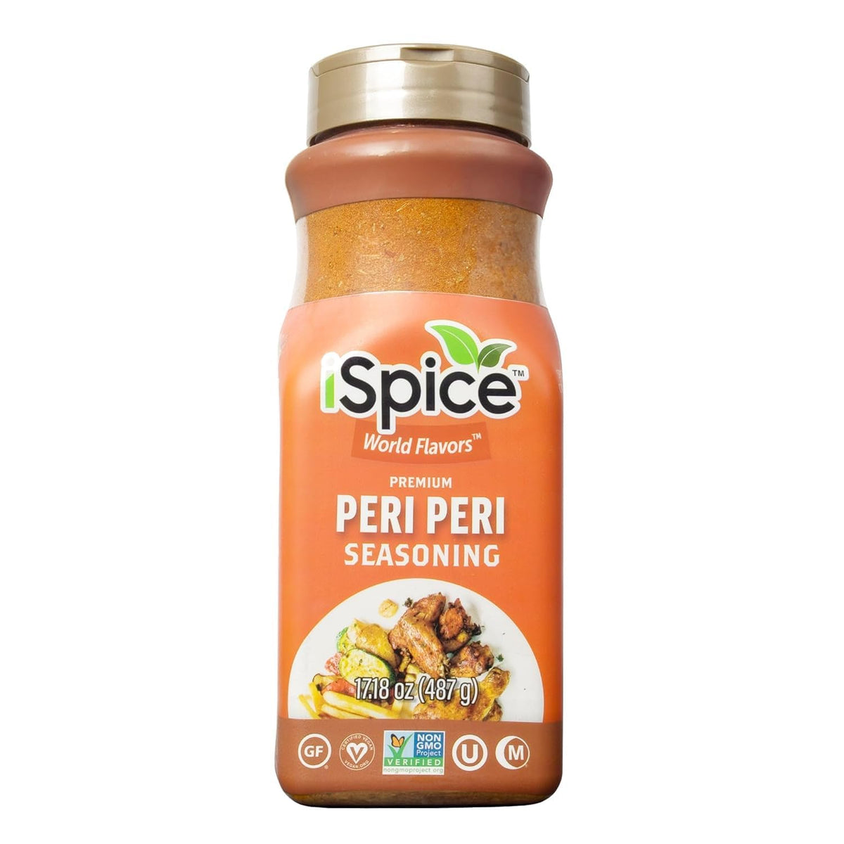 iSpice Blend | Peri Peri Seasoning | 17.18 oz | Mixed Spice & Seasoning | Bulk Size | Halal | Kosher (Peri Peri)