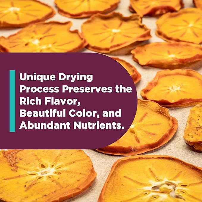 Natural Dried Persimmons from Bella Viva Orchards, 1.5 Lb. Bag