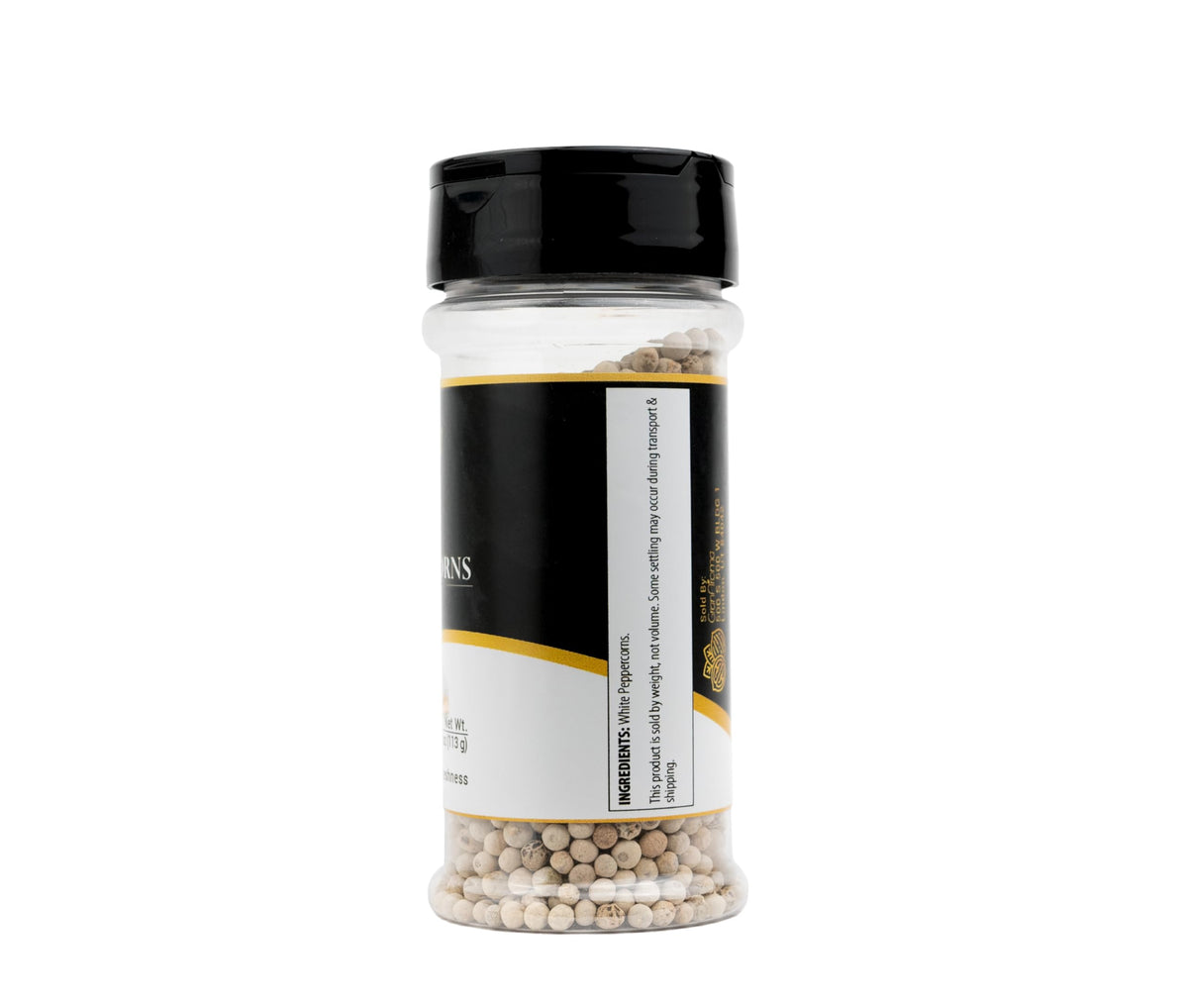 GranAroma White Peppercorns, Sauces & Soups, Bright Flavor, Versatile Spice (4 Ounce)