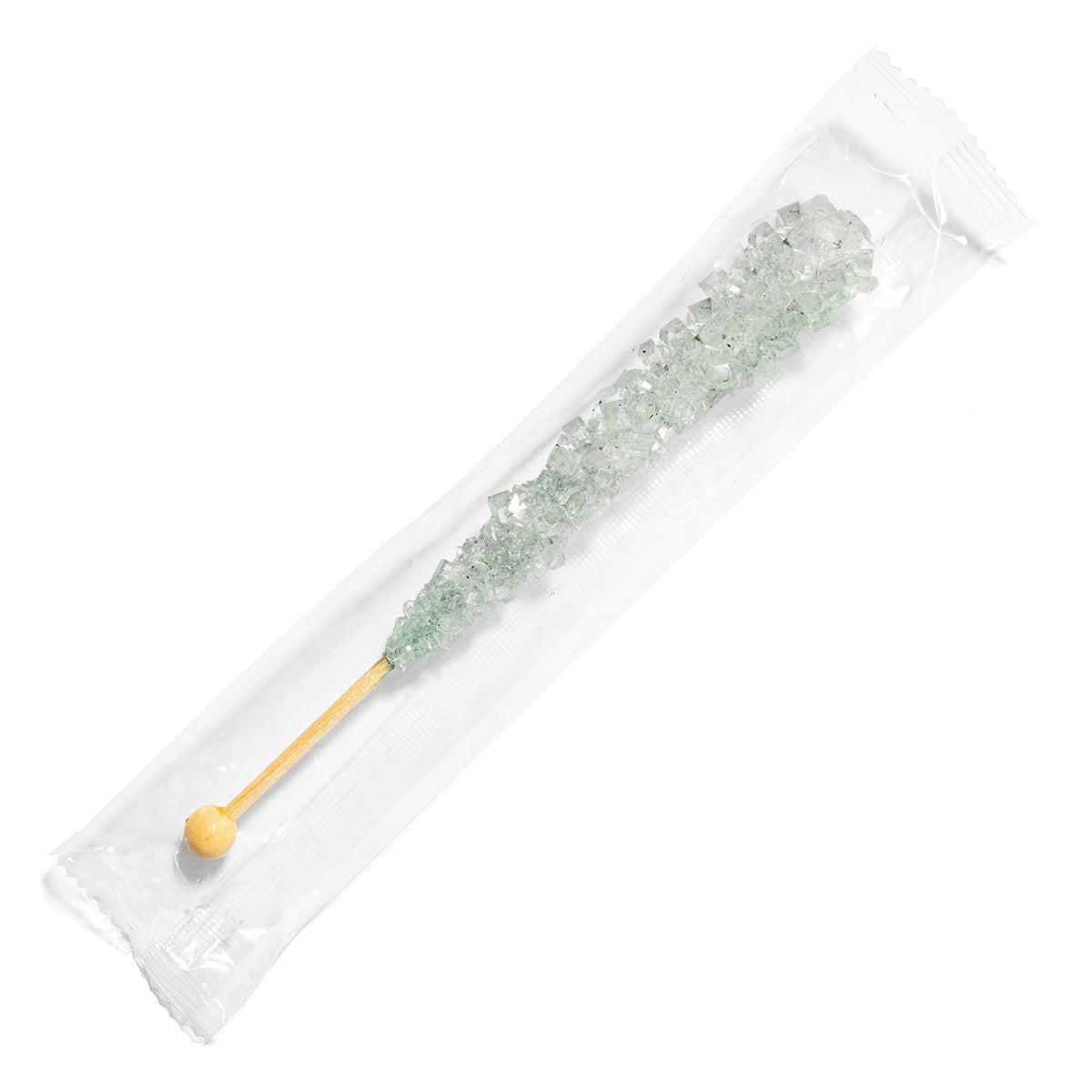 Silver Rock Candy Sugar Sticks - Original Sugar Flavored - 36 Individually Wrapped Candy Silver Party Favors