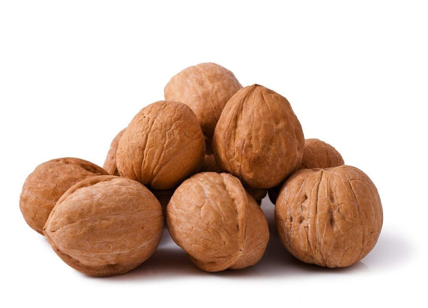 Farm Fresh Nuts In Shell Walnuts - Large Natural California Nuts - 1 LB - Brown