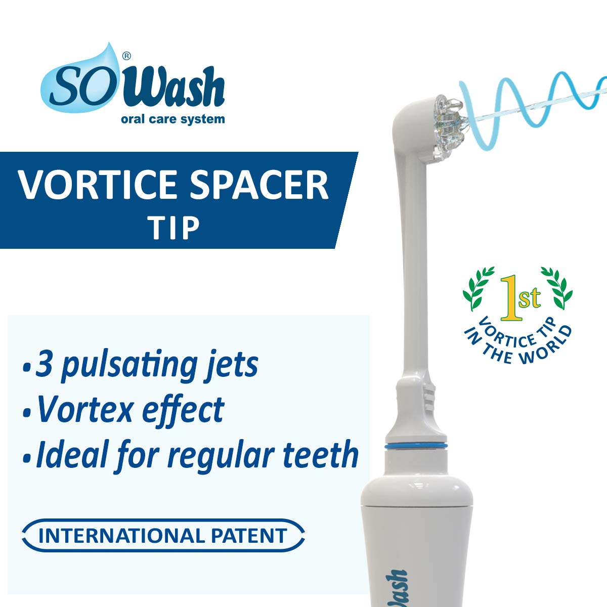 Water Flosser Sowash Trio, Faucet Oral Irrigator Dental Water Floss, It Connects Directly To The Faucet, Non-Electric Dental Irr