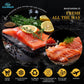 Oceanzen: Premium Quality,Atlantic Salmon - 12 Packs Of (2 X 6 Oz Fresh Skinless Fillets) Shipped Frozen,Sashimi Grade - Sustain