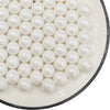 Edible White Pearl Sugar Sprinkles 3.53 oz, 14mm Candy Pearls Ideal for Baking, Cake and Cupcake Toppers, Cookie Decoration, Ice