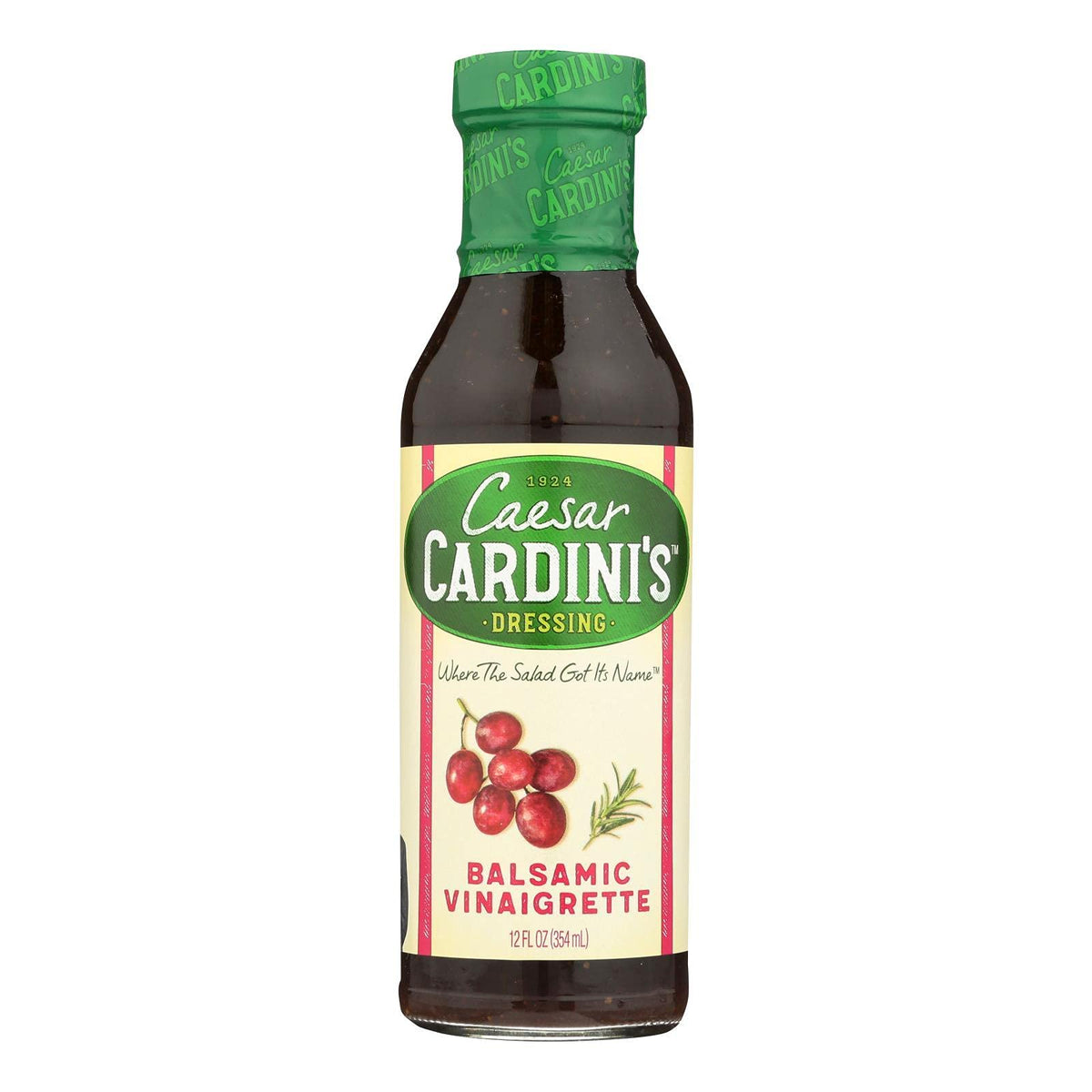 Cardini Dressing, Balsamic Vinaigrette, 12 Ounce (Pack Of 6)