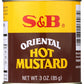 S&B Oriental Hot Mustard, 3 oz (Pack of 3)