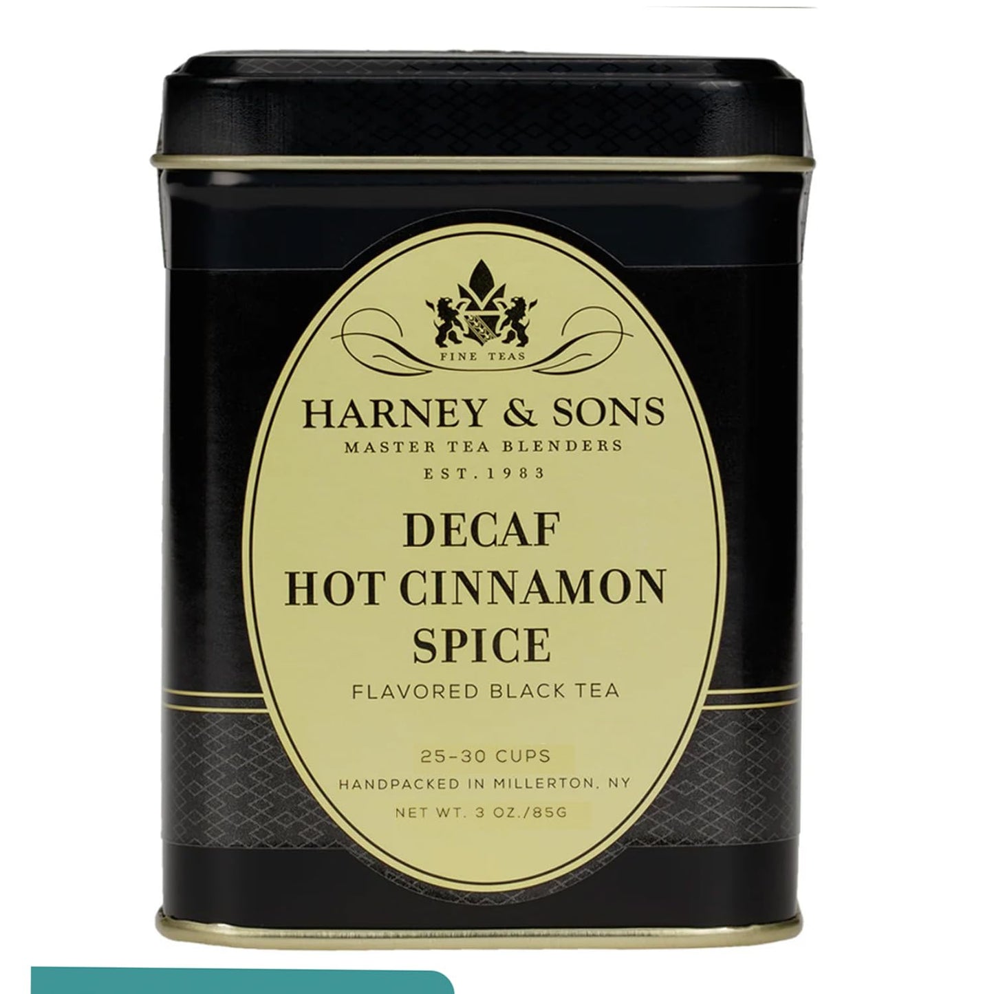 Harney & Sons Decaffeinated Hot Cinnamon Spice Tea, Loose Leaf 4 ounce tin