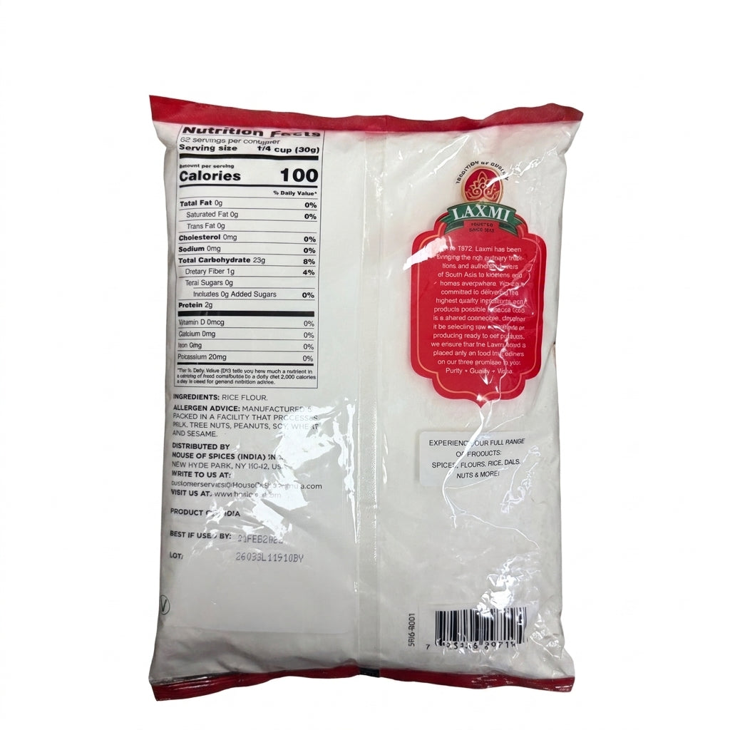 Laxmi Rice Flour 4 lb (1.81kg) - Premium Gluten-Free Baking Flour