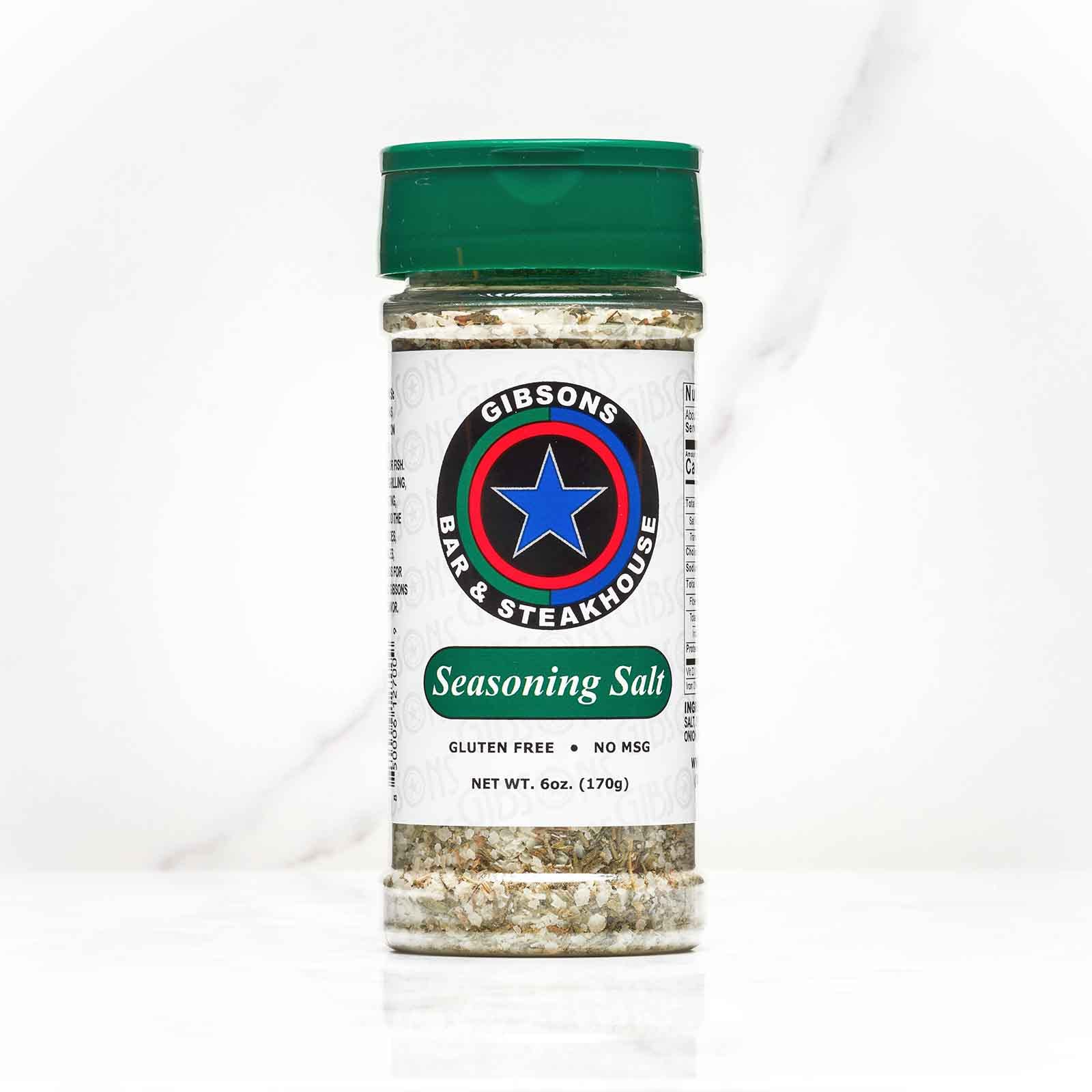 Gibsons Steakhouse Seasoning Salt, 6Oz Bottle