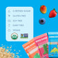 DINO BARS Organic Fruit Bar for Kids - Strawberry, 10 Pack, Edible Paper, Oats, Hemp Hearts, Coconut Oil